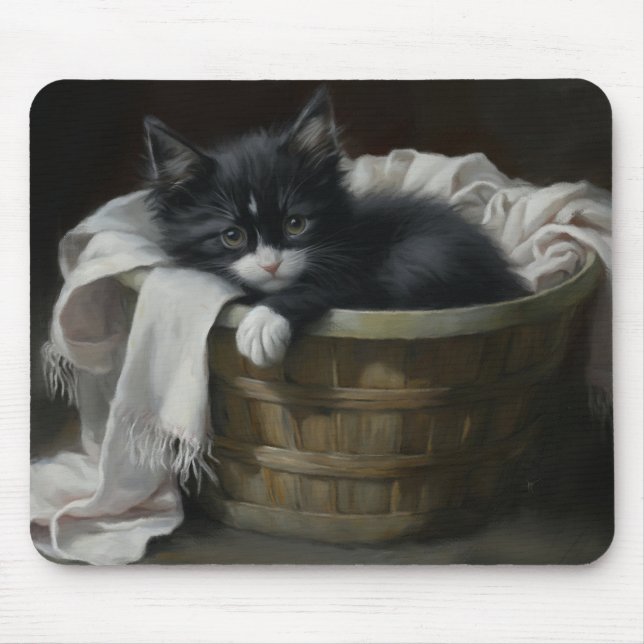A Kittens Cosy Corner Mouse Mat (Front)