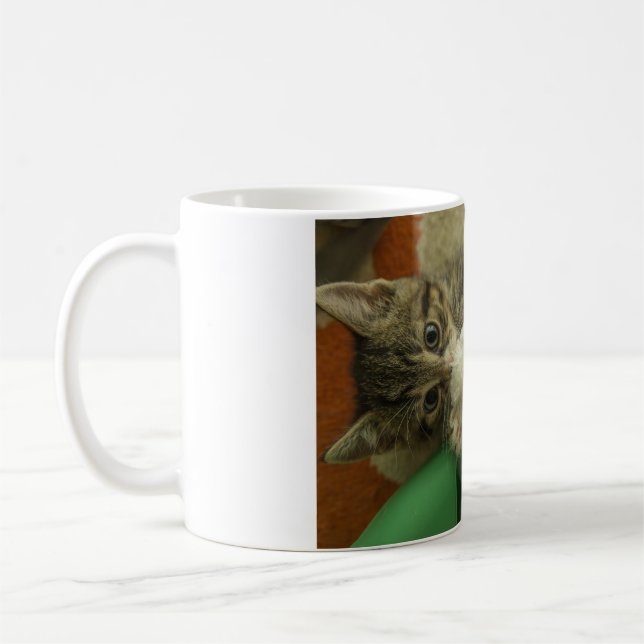 A Kitty At Play Coffee Mug (Left)