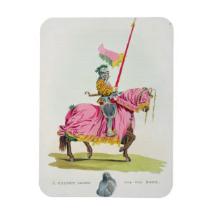 A Knight Armed for the Bond, 1512, engraved by W. Magnet