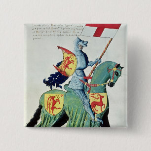 A Knight Carrying the Arms of Verona 15 Cm Square Badge