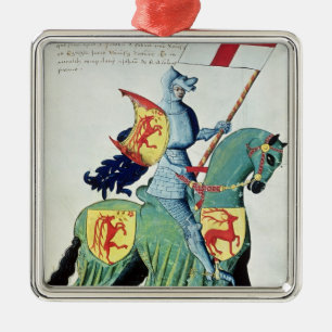 A Knight Carrying the Arms of Verona Metal Tree Decoration