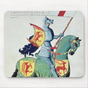 A Knight Carrying the Arms of Verona Mouse Mat