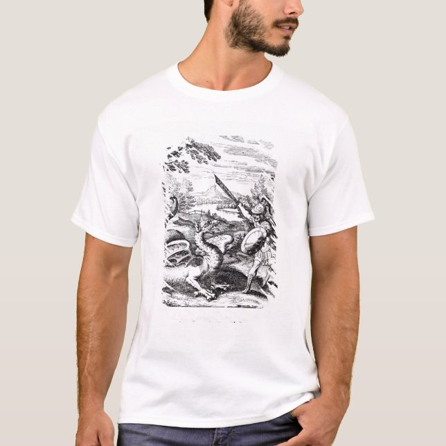 A knight defeating 'Rot' T-Shirt (Front)