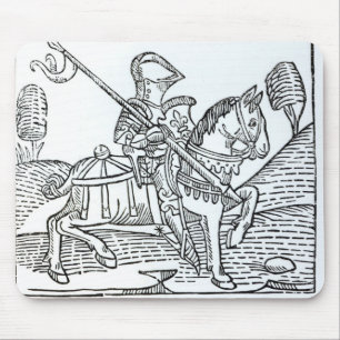 A Knight, from Caxton's 'Game of the Chess' Mouse Mat