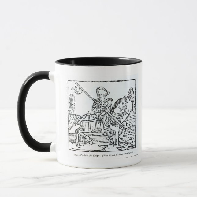 A Knight, from Caxton's 'Game of the Chess' Mug (Left)