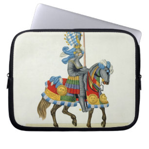 A knight on his way to a tournament, plate from 'A Laptop Sleeve
