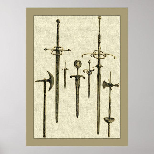 A Knight's Weapons Poster (Front)