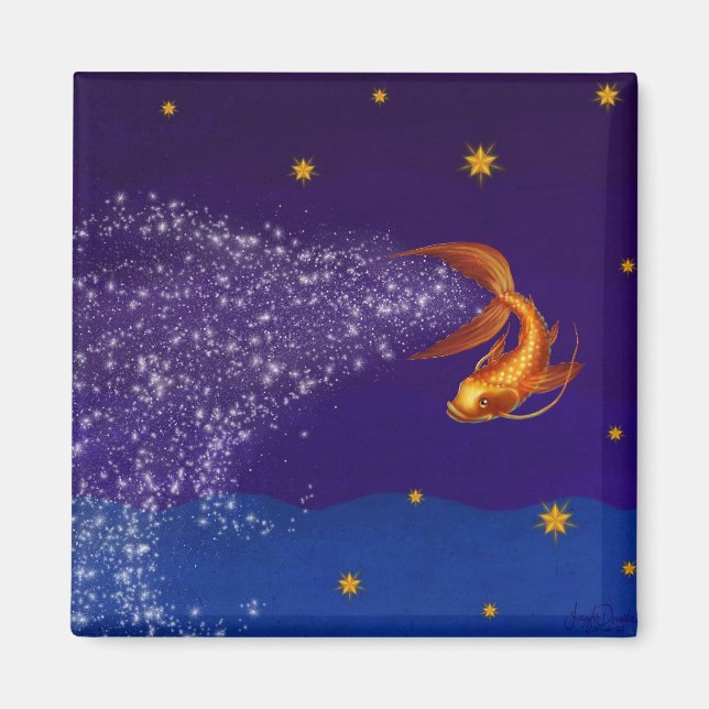 A Koi Among the Stars - magnet (Front)