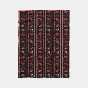 A Krampus Christmas Party Fleece Blanket