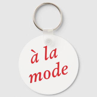 a la mode key ring