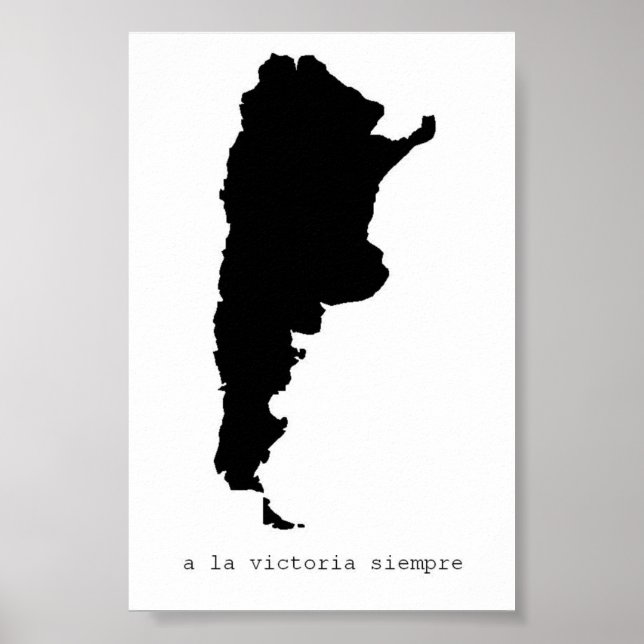 a la victoria siempre poster (Front)