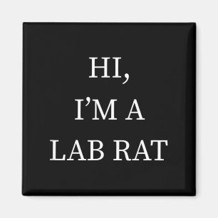a Lab Rat Halloween Shirt Funny Last Minute Idea Magnet