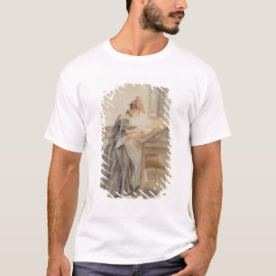 A Lady Copying at a Drawing Table, c.1760-70 (grap T-Shirt