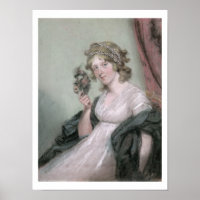 A Lady Holding a Negro Mask, c.1795-80 (pastel on