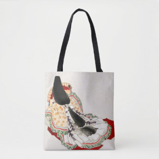 A lady in a kimono by Kono Bairei Tote Bag