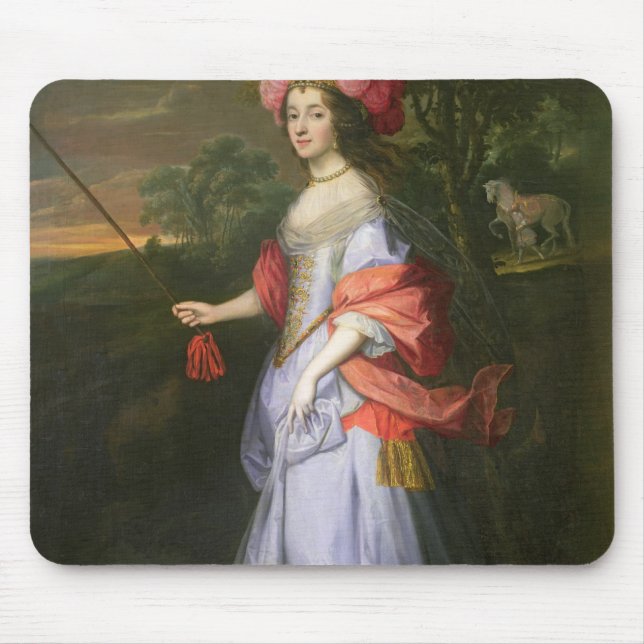A Lady in Masquerade Costume, c.1679 Mouse Mat (Front)