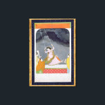 A lady on a swing, Kangra, Punjab hills c.1790 (op Canvas Print<br><div class="desc">Image:140556  A lady on a swing,  Kangra,  Punjab hills c.1790 (opaque w/c on paper). Mughal School (18th century). Victoria & Albert Museum,  London,  UK,  The Stapleton Collection.  Art,  Fine Art.</div>