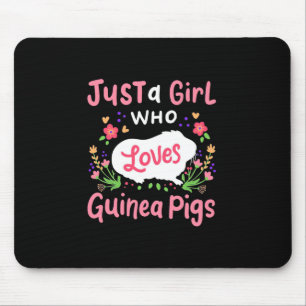 A Lady Who Loves Guinea Pigs Mouse Mat
