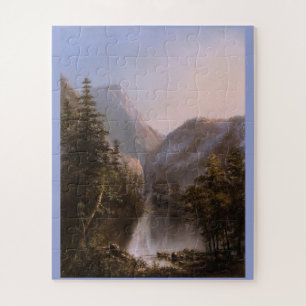 A Lake in the Mountains (19th Century) Jigsaw Puzzle