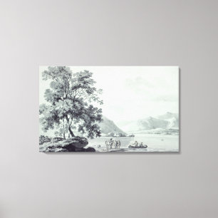 A Lake Scene Canvas Print