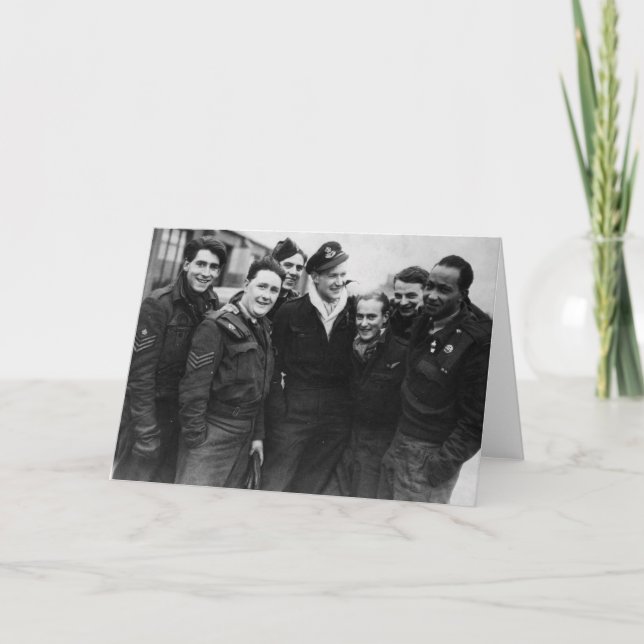 A Lancaster Bomber Crew Card (Front)