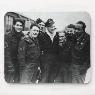 A Lancaster Bomber Crew Mouse Mat