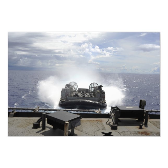 A landing craft air cushion photo print (Front)