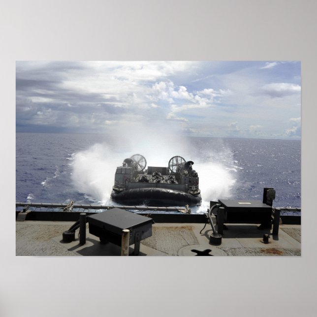A landing craft air cushion poster (Front)