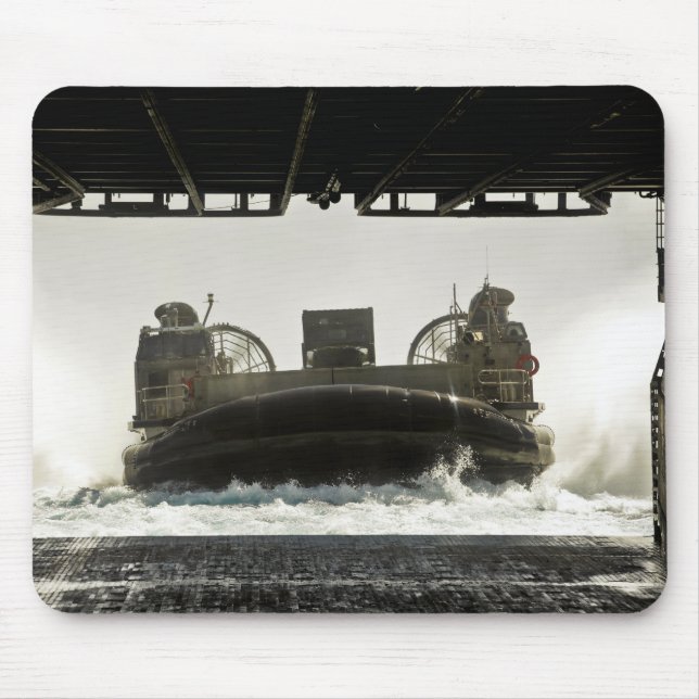 A landing craft air cushion prepares to enter mouse mat (Front)