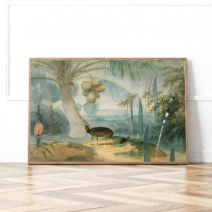 A Landscape in Ceylon by Samuel Daniell Poster