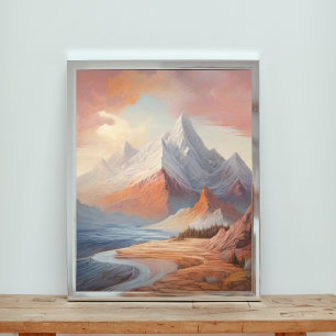 A Landscape in Digital Watercolor Photo Print