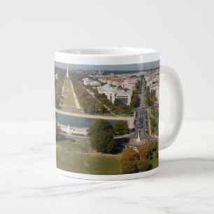 A landscape view of Washington DC Large Coffee Mug
