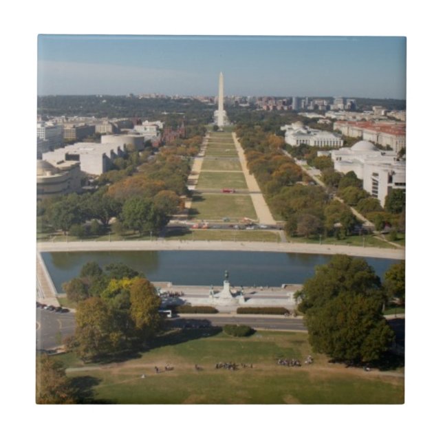 A landscape view of Washington DC Tile (Front)
