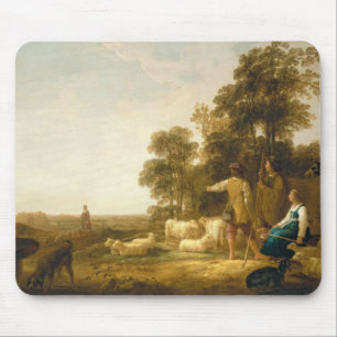 A Landscape with Shepherds and Shepherdesses Mouse Mat
