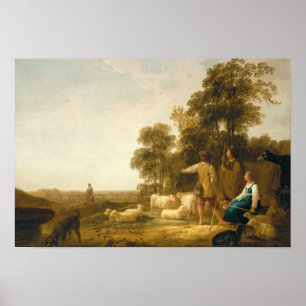 A Landscape with Shepherds and Shepherdesses Poster