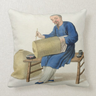A Lantern Painter, plate 20 from 'The Costume of C Cushion