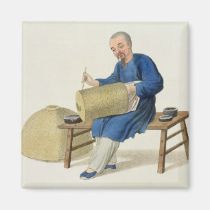 A Lantern Painter, plate 20 from 'The Costume of C Magnet