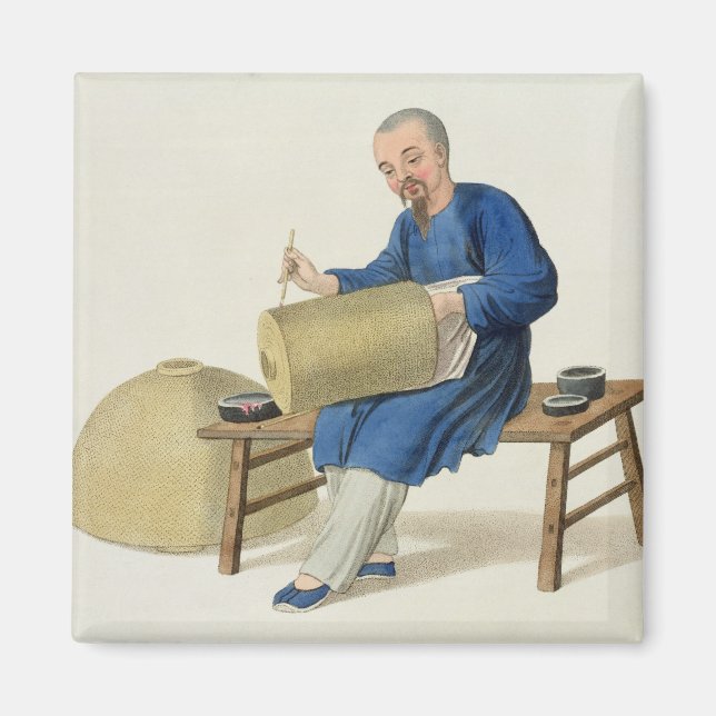 A Lantern Painter, plate 20 from 'The Costume of C Magnet (Front)