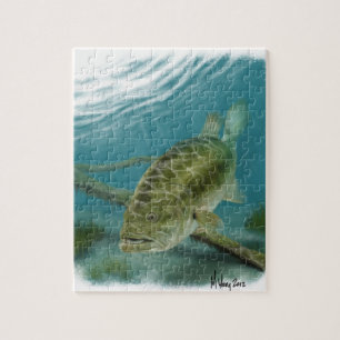A Large Mouth Bass Jigsaw Puzzle