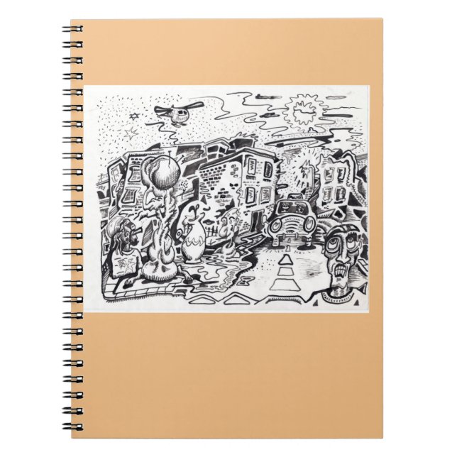 A late-night walk home notebook (Front)
