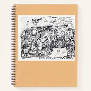 A late-night walk home  notebook