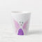 A Latte mug with Angel design 