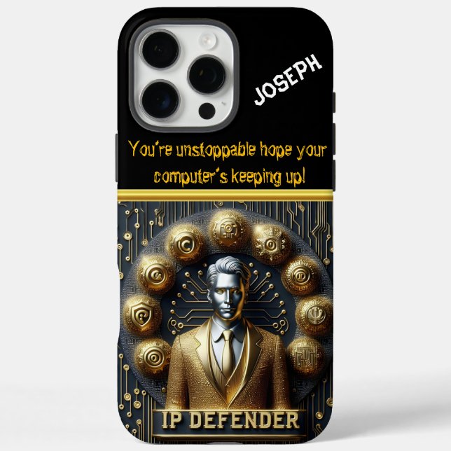 A Lawyer Championing Intellectual Property Rights Case-Mate iPhone Case (Back)