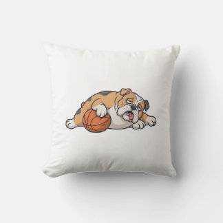 A lazy dog cushion
