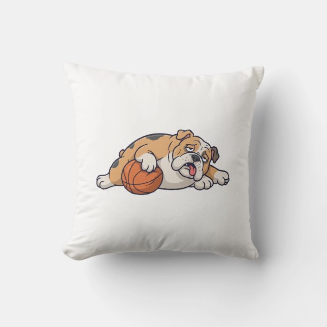 A lazy dog cushion (Front)