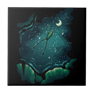 A Leap Over the Moon Tile