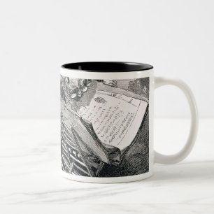 A Learned Man Absorbed in the Koran Two-Tone Coffee Mug