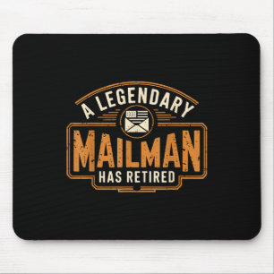 A Legendary Mailman Has Retired Postal Worker Reti Mouse Mat