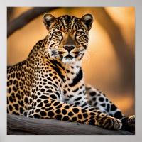 A Leopard Basking in the Sun