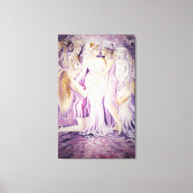 A lesbian diva canvas print (Front)
